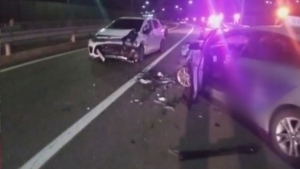 부산 남구 역주행하던 경차가 택시 충돌...3명 경상 / YTN