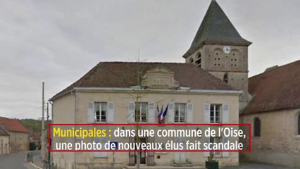 Municipales : dans une commune de l'Oise, une photo de nouveaux élus fait scandale