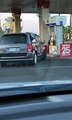 Woman goes viral for making multiple turns to pump gas in her car
