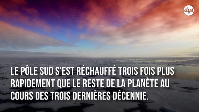 Le pôle Sud se réchauffe trois fois plus vite que le reste de la planète