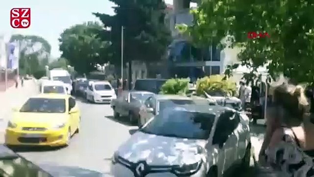 Büyükçekmece adliyesi önünde kavga