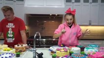 EATING AS MUCH CAKE AS I CAN IN 1 MINUTE - JOJO SIWA