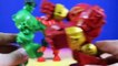 Super Hero Mashers Green Red Hulk Hulkbuster Mash To Save Imaginext Batcave From Thanos