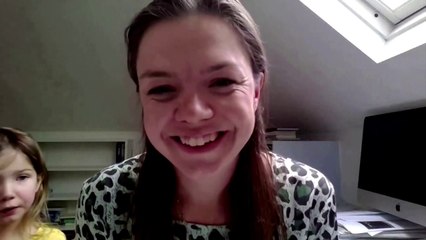 Expert's daughter interrupts interview