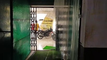 शाजापुर नगर पालिका में लगा सैनिटाइज्ड सिस्टम