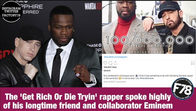 F78NEWS: 50 Cent claims Eminem is the best rapper in the world .