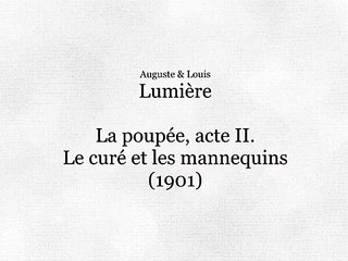”La poupée”, acte II. Le curé et les mannequins (”La muñeca”, acto II. El párroco y las modelos) [1900]
