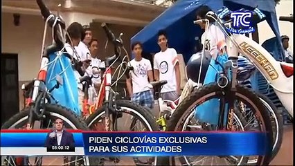 Personas piden implementación de ciclovías para sus actividades