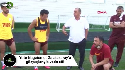Yuto Nagatomo, Galatasaray'a gözyaşlarıyla veda etti