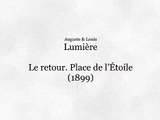 Le retour. Place de l’Étoile (LLegada. Place de l’Étoile) [1900]