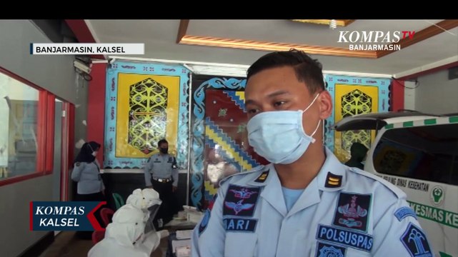 Pegawai Lapas Banjarmasin Jalani Rapid Test Massal, Antisipasi Penyebaran Covid-19
