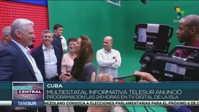 teleSUR inicia su transmisión ininterrumpida en Cuba