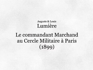 Le commandant Marchand au Cercle militaire à Paris (Comandante Marchand en el Círculo Militar en París) [1899]