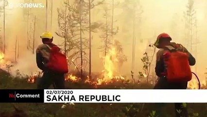 Forest fires burn out of control in Russia's Arctic region