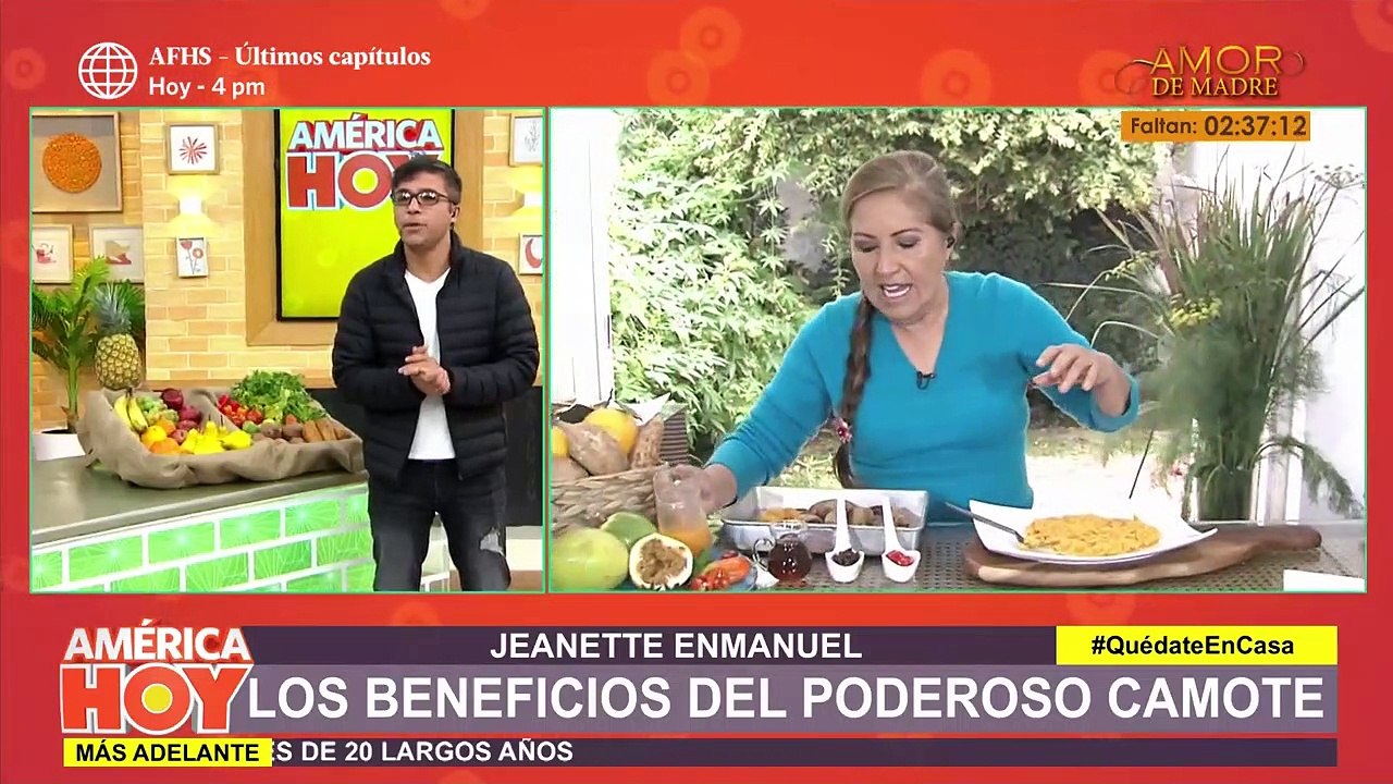 América Hoy: Aprende hacer un delicioso puré de camote junto a Jeanette Enmanuel