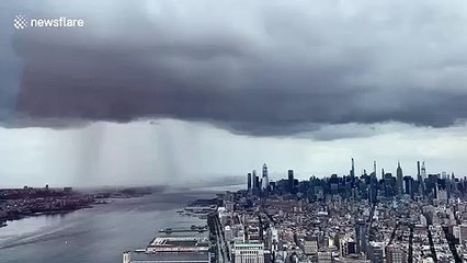 Cool timelapse captures summer storm sweeping over New York City