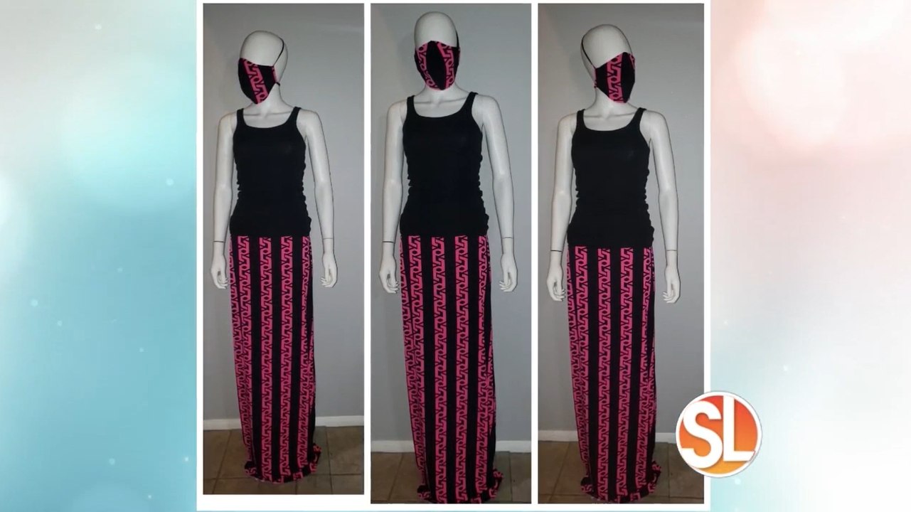 Charmsquad Designs shows how to be stylish and safe while wearing a face mask