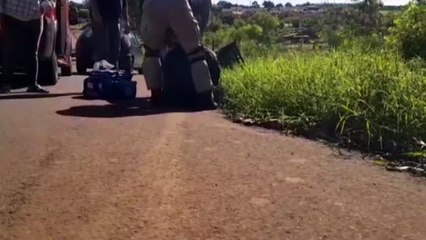 Ciclista de 49 anos é socorrido ao sofrer queda no Bairro Floresta