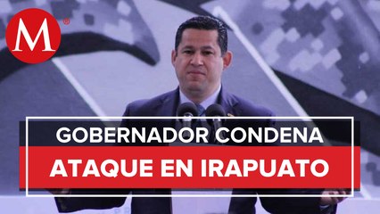 Diego Sinhue condena ataque en Irapuato; pide intervención coordinada de federación