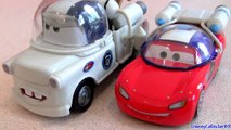 Autonaut Moon Mater and Autonaut Lightning Mcqueen diecast Bash n Go Disney Pixar