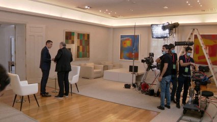 'Making of' de la entrevista a Sánchez.