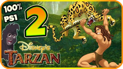 Tarzan Walkthrough Part 2 - 100% (PS1, N64, PC) Going Ape
