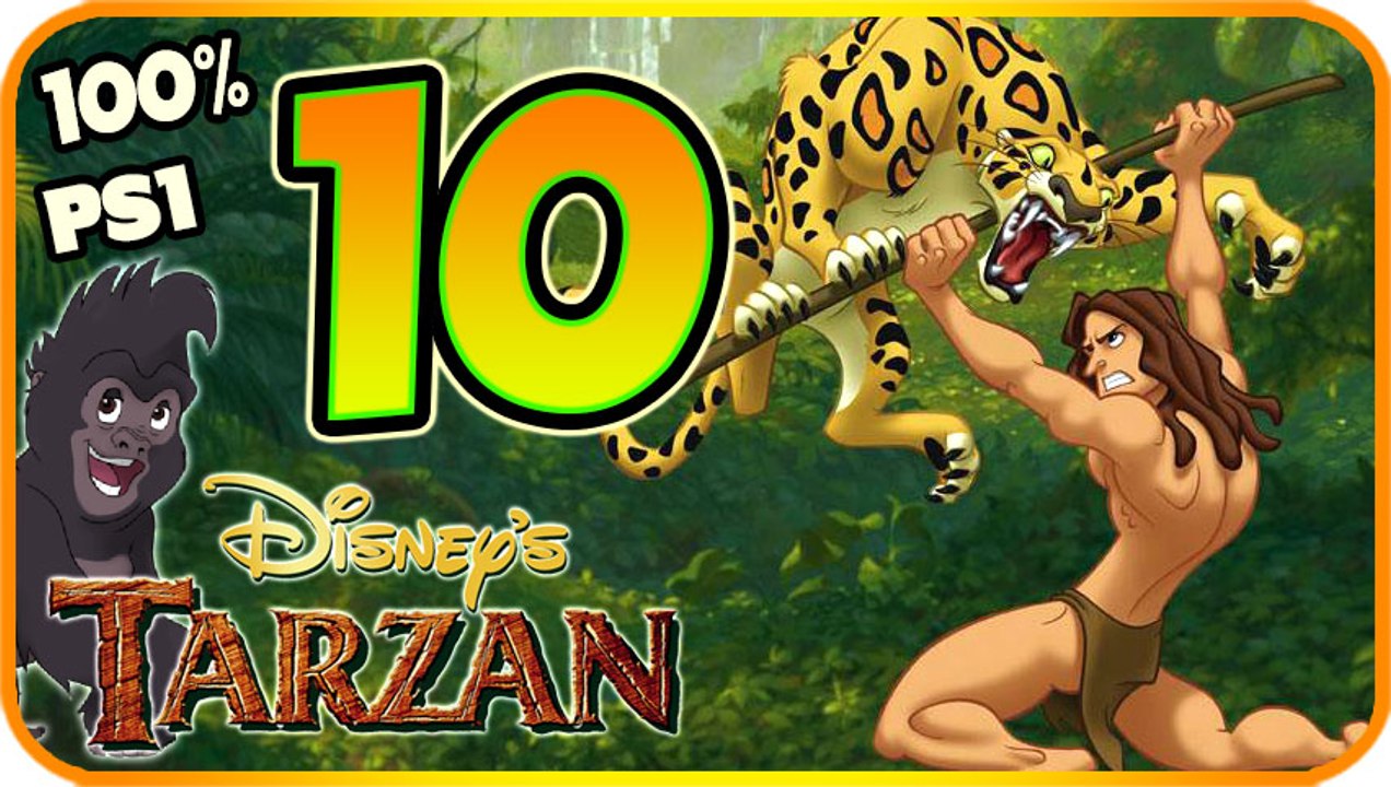 Tarzan Walkthrough Part 10 - 100% (PS1, N64, PC) Final Boss Clayton (Ending)