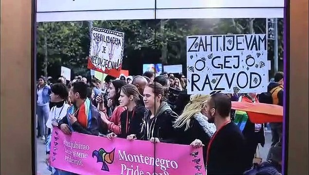 Montenegro becomes first country in Balkans to legalise same-sex civil partnerships