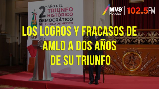 Los logros y fracasos de AMLO a dos años de su triunfo