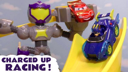 Paw Patrol Mighty Pups Charged Up Hot Wheels Racing with Disney Pixar Cars Lightning McQueen and Marvel Avengers Superheroes in this Family Friendly Racing Full Episode English