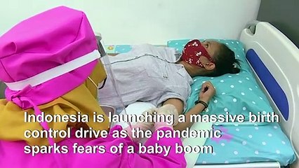 Pandemic baby boom fears spark Indonesia birth-control blitz