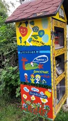 Corona Tag 105 Besuch bei der Bushaltestelle  * Passfotos mit Yany