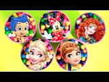 Disney Gumballs Surprise Bubble Guppies Princesses Anna Merida Elsa Disney Frozen Girls Toys