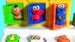 Baby Sesame Street Pop-Up Pals Surprise Toys - Learn Colors Singing C is for Cookie Monster + Elmo