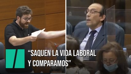 Bronca en la Asamblea de Madrid tras un comentario de Más Madrid