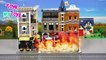 LEGO Police сhase. Play with Toys: Fire Truck, Bulldozer, Concrete Mixer, Dump Truck, Mobile Crane