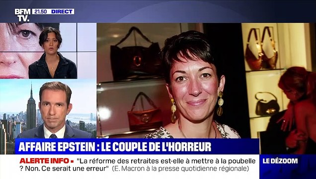 La compagne du milliardaire Epstein arrêtée aux États-Unis - 02/07