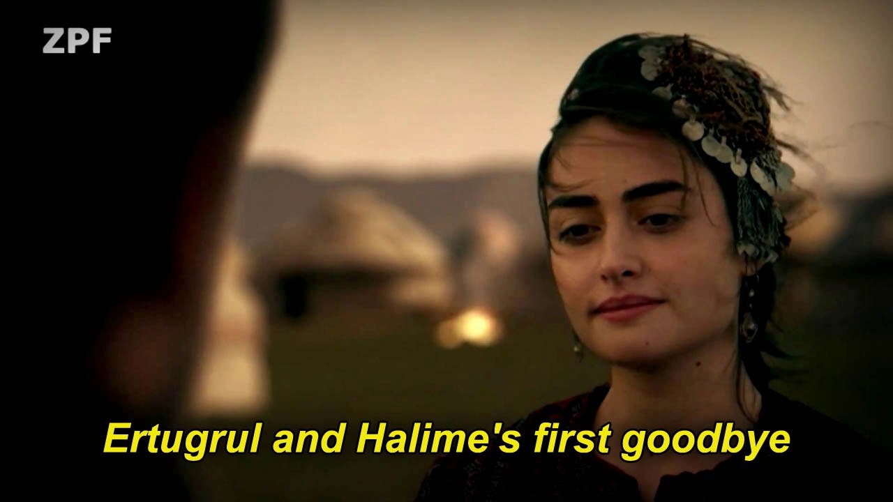 Ertugrul and Halime's first goodbye