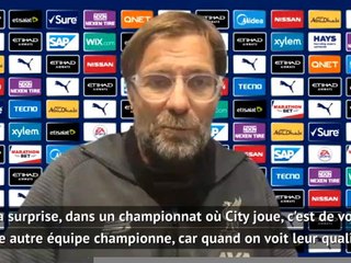 32e j. - Klopp : "Cela montre à quel point City est fort"