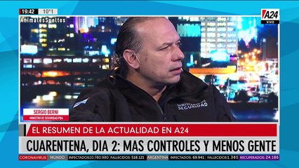 Resumen del día de A24: más controles y menos gente