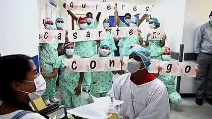 Paciente recuperada de covid-19 acepta casarse tras dar a luz en coma en Colombia