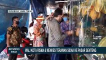Dadakan! Menteri Terawan dan Walkot Risma Tinjau Pasar Genteng Surabaya