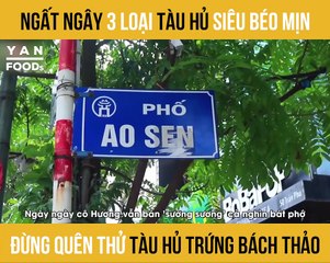 Top 3 tiệm tàu hủ siêu béo mịn ngất ngây con gà tây