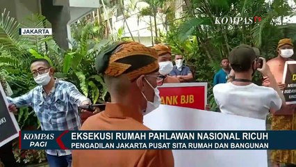 Ricuh! Eksekusi Rumah Milik Mohammad Yamin karena Kasus Lelang
