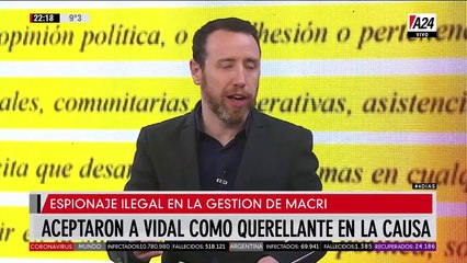 Espionaje ilegal: María Eugenia Vidal fue aceptada como querellante