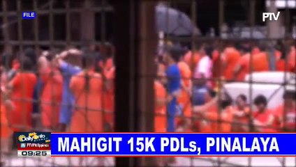 Mahigit 15K PDLs, pinalaya