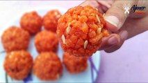 Leftover Roti Motichoor Ladoo - बची हुई रोटी से बनाये मोतीचूर लडू - Motichoor Ladoo - Ajmer Recipe - Ajmer Rasoi Khazaana