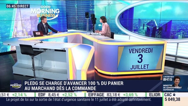 Agnès Chaba (Pledg) : Pledg permet aux consommateurs un paiement différé de leurs achats - 03/07