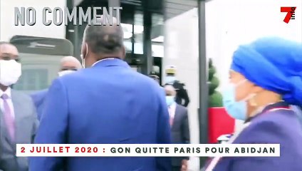 2 Juillet 2020 GON quitte Paris pour Abidjan