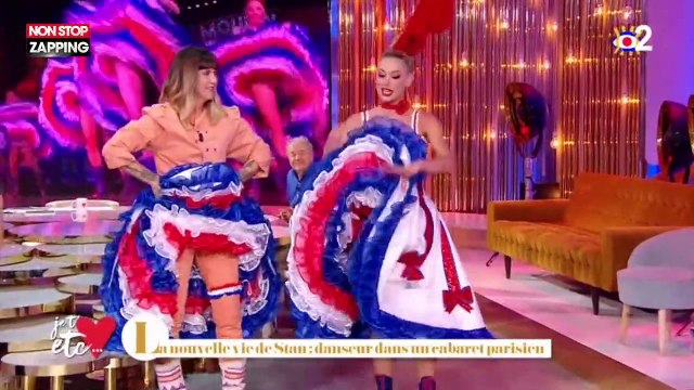 Je t’aime etc : Quand Daphné Bürki s’essaie au French cancan ! (vidéo)
